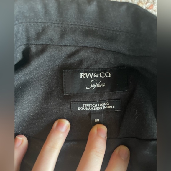 RW&Co 3 piece women’s suit, charcoal grey size 00 - Picture 9 of 9